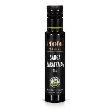 PÖDÖR Bio sárgabarackmag olaj - hidegen sajtolt - 100ml