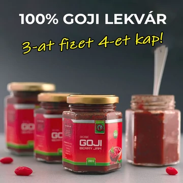 3+1db Kézműves Bio Goji Lekvár 200 ml